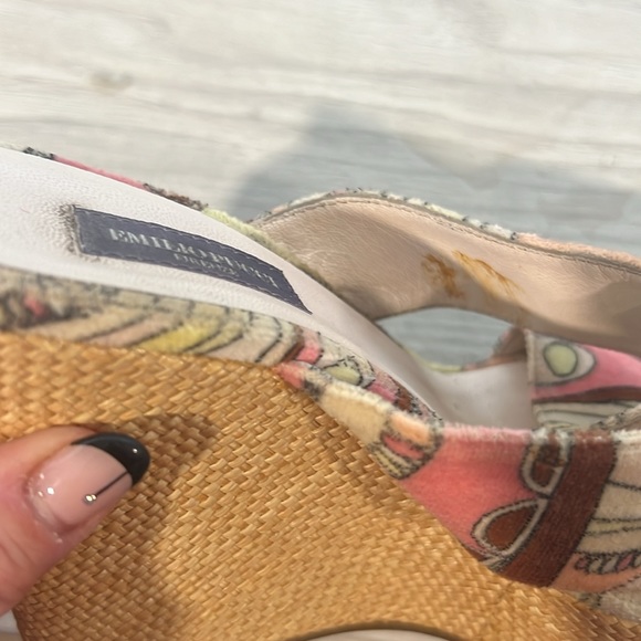 Authentic Pucci Terry Wedge Slides - Picture 5 of 7